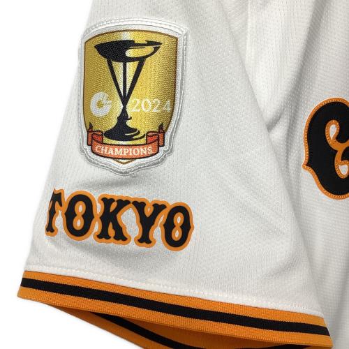 読売ジャイアンツ (ヨミウリジャイアンツ) 2025年ホーム 優勝ワッペン付 応援グッズ 田中将大【11】 SIZE M ホワイト