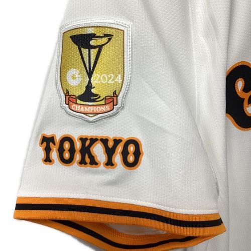 読売ジャイアンツ (ヨミウリジャイアンツ) 2025年ホーム 優勝ワッペン付 応援グッズ 田中将大【11】 SIZE L ホワイト