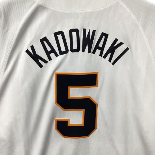 読売ジャイアンツ (ヨミウリジャイアンツ) 2025年ホーム 優勝ワッペン付 応援グッズ 門脇誠【5】 SIZE XL ホワイト