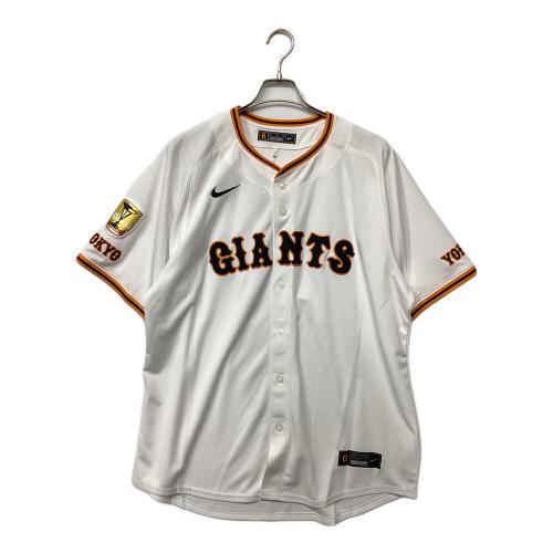 読売ジャイアンツ (ヨミウリジャイアンツ) 2025年ホーム 優勝ワッペン付 応援グッズ 門脇誠【5】 SIZE XL ホワイト
