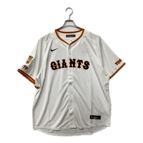 読売ジャイアンツ (ヨミウリジャイアンツ) 2025年ホーム 優勝ワッペン付 応援グッズ 門脇誠【5】 SIZE 2XL ホワイト