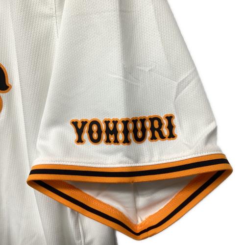 読売ジャイアンツ (ヨミウリジャイアンツ) 2025年ホーム 優勝ワッペン付 応援グッズ 門脇誠【5】 SIZE 2XL ホワイト