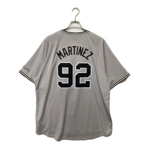 読売ジャイアンツ (ヨミウリジャイアンツ) 2025年ビジター 優勝ワッペン付 応援グッズ ライデル・マルティネス【92】 SIZE 2XL グレー