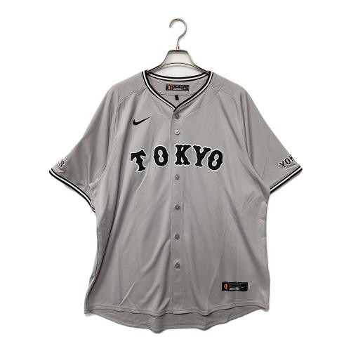 読売ジャイアンツ (ヨミウリジャイアンツ) 2025年ビジター 優勝ワッペン付 応援グッズ ライデル・マルティネス【92】 SIZE 2XL グレー