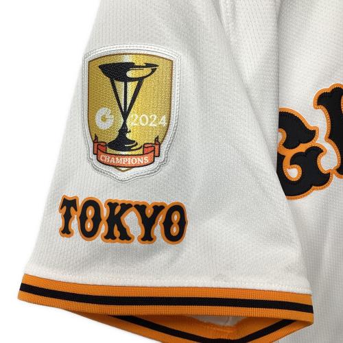 読売ジャイアンツ (ヨミウリジャイアンツ) 2025年ホーム 優勝ワッペン付 応援グッズ ライデル・マルティネス【92】 SIZE M ホワイト