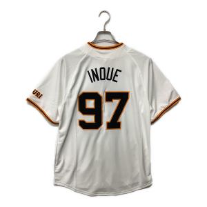 読売ジャイアンツ (ヨミウリジャイアンツ) 2025年ホーム 優勝ワッペン付 応援グッズ 井上温大【97】 SIZE M ホワイト