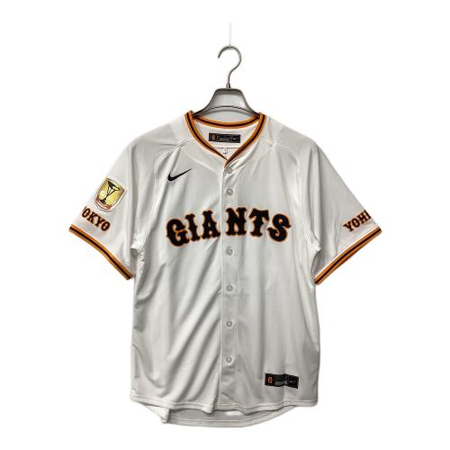 読売ジャイアンツ (ヨミウリジャイアンツ) 2025年ホーム 優勝ワッペン付 応援グッズ 井上温大【97】 SIZE M ホワイト
