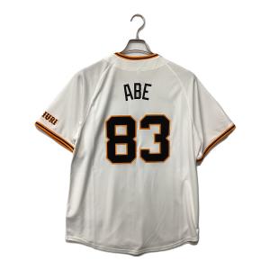 読売ジャイアンツ (ヨミウリジャイアンツ) 2025年ホーム 優勝ワッペン付 応援グッズ 阿部慎之助【83】 SIZE L ホワイト