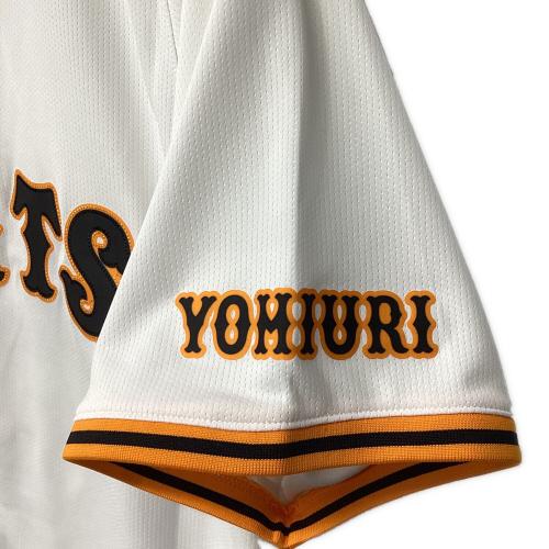 読売ジャイアンツ (ヨミウリジャイアンツ) 2025年ホーム 優勝ワッペン付 応援グッズ 阿部慎之助【83】 SIZE L ホワイト