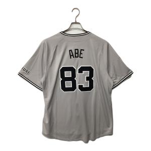 読売ジャイアンツ (ヨミウリジャイアンツ) 2025年ビジター 優勝ワッペン付 応援グッズ 阿部慎之助【83】 SIZE XL グレー
