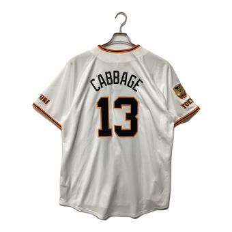 読売ジャイアンツ (ヨミウリジャイアンツ) 2025年ホーム 優勝ワッペン付 応援グッズ トレイ・キャベッジ【13】 SIZE XL ホワイト