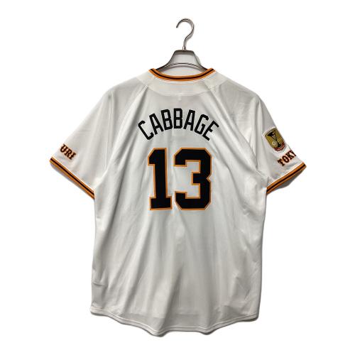 読売ジャイアンツ (ヨミウリジャイアンツ) 2025年ホーム 優勝ワッペン付 応援グッズ トレイ・キャベッジ【13】 SIZE XL ホワイト