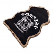 SOMABITO (ソマビト) ファニチャーアクセサリー ブラック ムートンチェアカバー