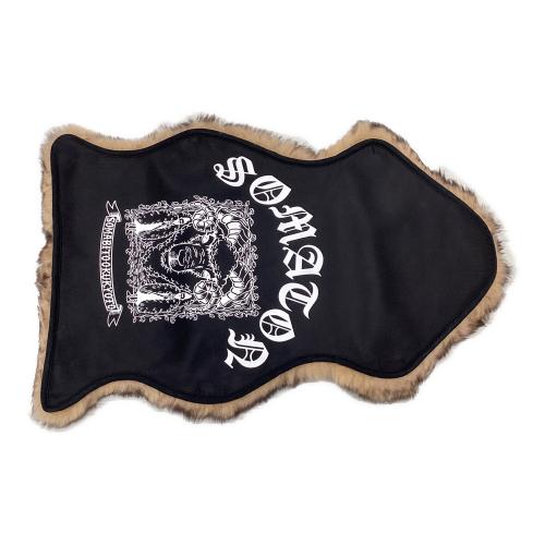 SOMABITO (ソマビト) ファニチャーアクセサリー ブラック ムートン