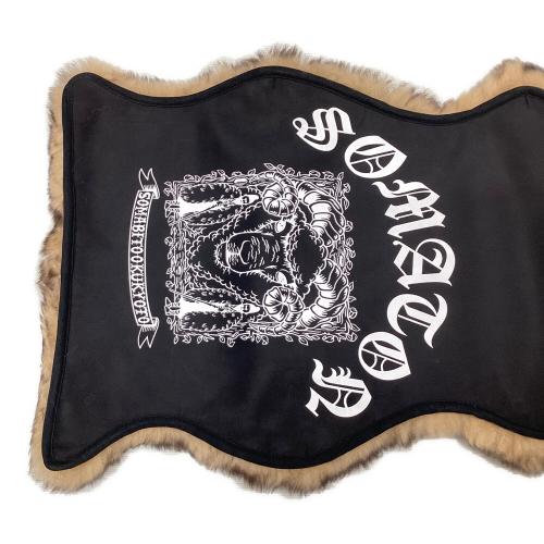 SOMABITO (ソマビト) ファニチャーアクセサリー ブラック ムートン