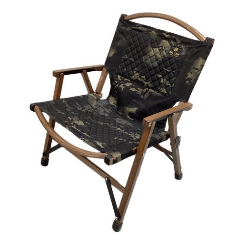 OWL CAMP アウトドアチェア ブラックマルチカム Standard Juhe Chair