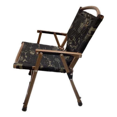 OWL CAMP アウトドアチェア ブラックマルチカム Standard Juhe Chair