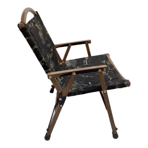 OWL CAMP アウトドアチェア ブラックマルチカム Standard Juhe Chair