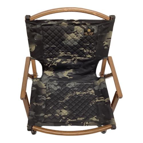 OWL CAMP アウトドアチェア ブラックマルチカム Standard Juhe Chair
