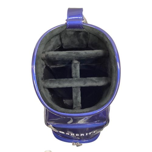 SHERIFF (シェリフ) キャディバッグ カート型 シリアルNo.52/100 SFA-015 ブルー American custom Safe Drive