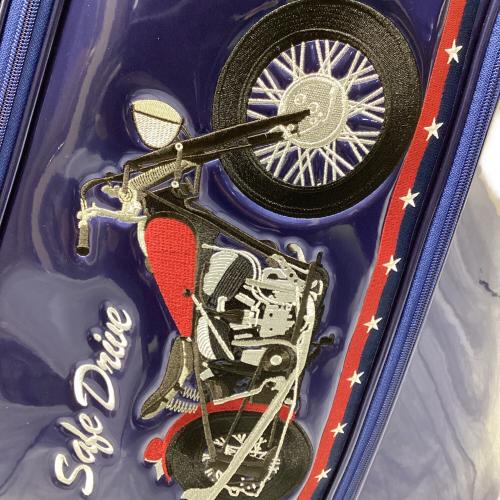 SHERIFF (シェリフ) キャディバッグ カート型 シリアルNo.52/100 SFA-015 ブルー American custom Safe Drive