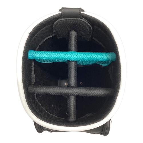 le coq sportif (ルコックスポルティフ) キャディバッグ QQBXJJ06 ブラック×ホワイト