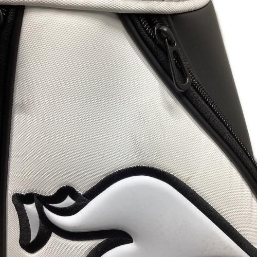 le coq sportif (ルコックスポルティフ) キャディバッグ QQBXJJ06 ブラック×ホワイト