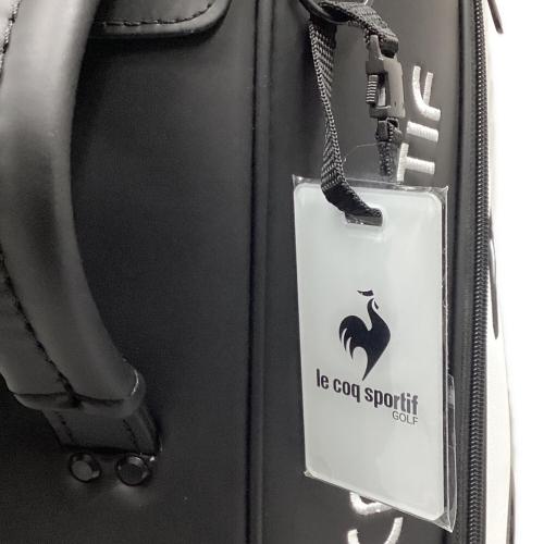 le coq sportif (ルコックスポルティフ) キャディバッグ QQBXJJ06 ブラック×ホワイト