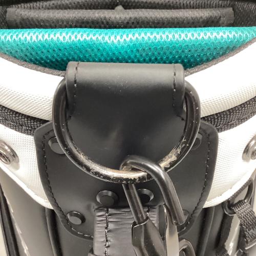 le coq sportif (ルコックスポルティフ) キャディバッグ QQBXJJ06 ブラック×ホワイト