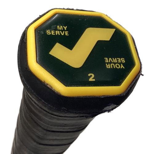 SNAUWAERT GRINTA 100 硬式テニスラケット ブラウン×オレンジ