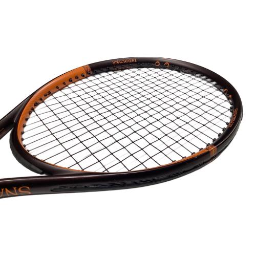 SNAUWAERT GRINTA 100 硬式テニスラケット ブラウン×オレンジ