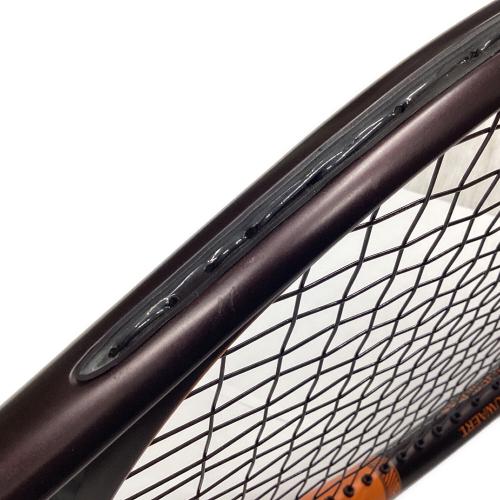 SNAUWAERT GRINTA 100 硬式テニスラケット ブラウン×オレンジ