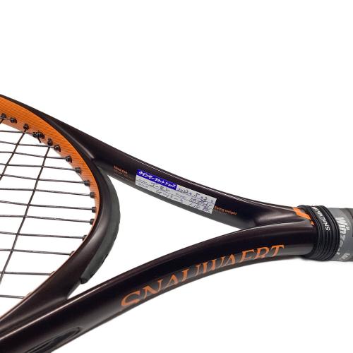 SNAUWAERT GRINTA 100 硬式テニスラケット ブラウン×オレンジ