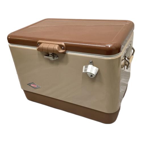 Coleman (コールマン) スチールベルトクーラー クーラーボックス ダイヤロゴ 54QT(約51L) バターナッツ