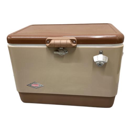 Coleman (コールマン) スチールベルトクーラー クーラーボックス ダイヤロゴ 54QT(約51L) バターナッツ