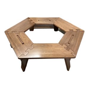 The Arth (ザァ～ッス) アウトドアテーブル ブラウン クル次郎