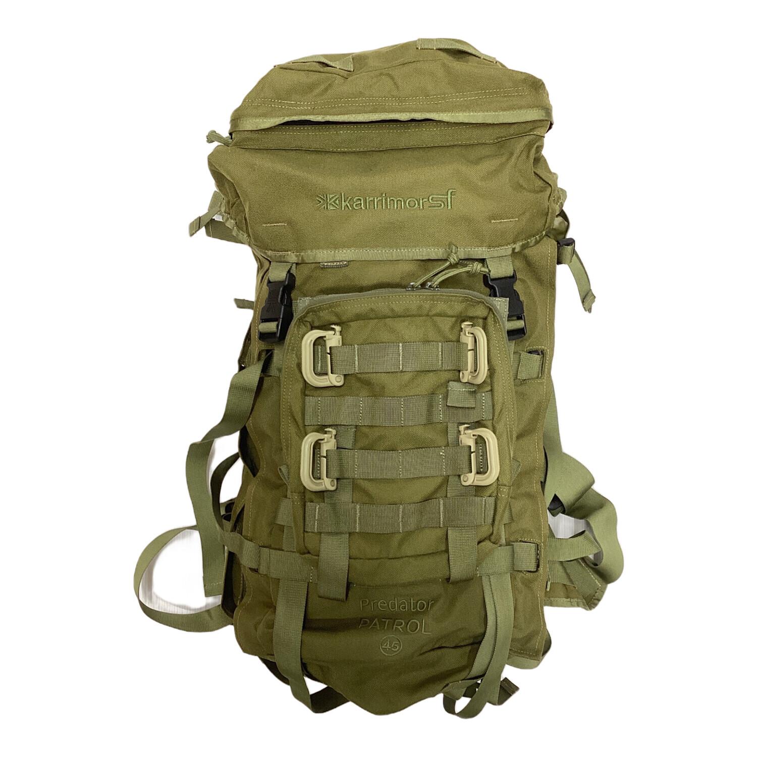 カリマー sf karrimor プレデターパトロール 45 改 オリーブ Karrimor SF (カリマーSF) バックパック 45L オリーブ プレデター