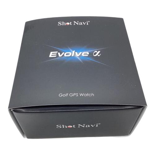 Shot Navi (ショット ナビ) ゴルフGPSナビ ケース・取説・充電ケーブル・元箱付 ※通電のみ確認済み ホワイト Evolve α