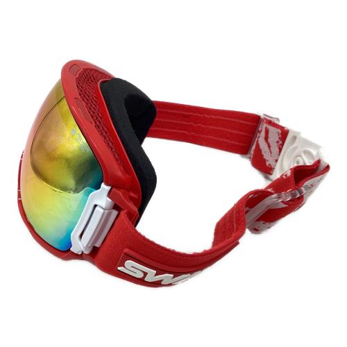 SWANS (スワンズ) リッジライン ゴーグル レッド ケース付