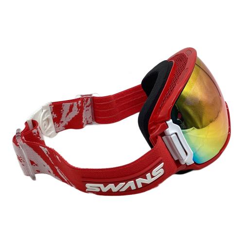 SWANS (スワンズ) リッジライン ゴーグル レッド ケース付