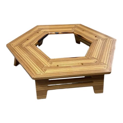 The Arth (ザァ～ッス) アウトドアテーブル ブラウン しま次郎