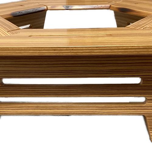 The Arth (ザァ～ッス) アウトドアテーブル ブラウン しま次郎