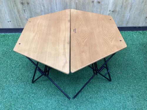 HangOut (ハングアウト) アウトドアテーブル FRT-7030WD ブラウン アーチテーブル