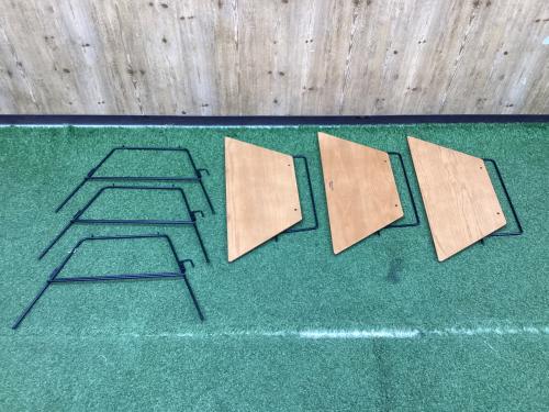 HangOut (ハングアウト) アウトドアテーブル FRT-7030WD ブラウン アーチテーブル