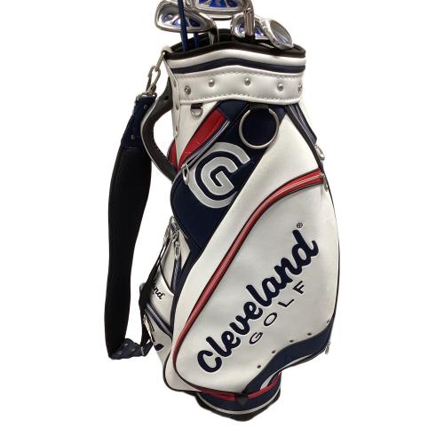 【未使用品】cleveland クリーブランド キャディバッグ ゴルフバッグ cleveland (クリーブランド) ゴルフクラブ&キャディバッグセット 計11