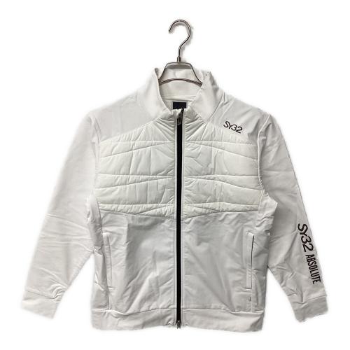 sy32 by sweet years (エスワイサーティトゥバイスィートイヤーズ) アウター ゴルフウェア(トップス) SYG-24A035ABS HYBRID THERMOLITE STORM JK メンズ SIZE L ホワイト