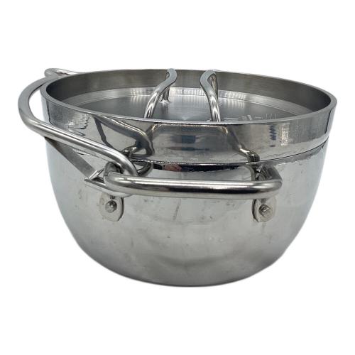 TSBBQ (ティーエスビービーキュー) ライトステンレス三層鋼 ダッチオーブン ダッチオーブン 8インチ