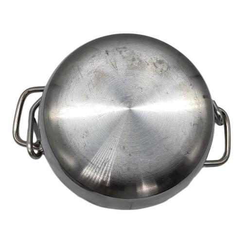 TSBBQ (ティーエスビービーキュー) ライトステンレス三層鋼 ダッチオーブン ダッチオーブン 8インチ