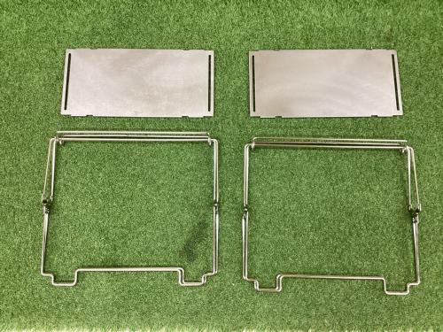 TOKYO CRAFTS (トウキョウクラフト) システムラック シルバー コードユニット×2 別売ケース付セット