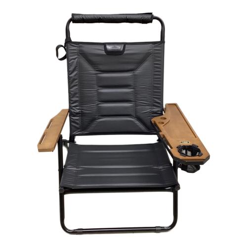 AS2OV (アッソブ) アウトドアチェア ブラック ハイバックリクライニングローローバーチェア